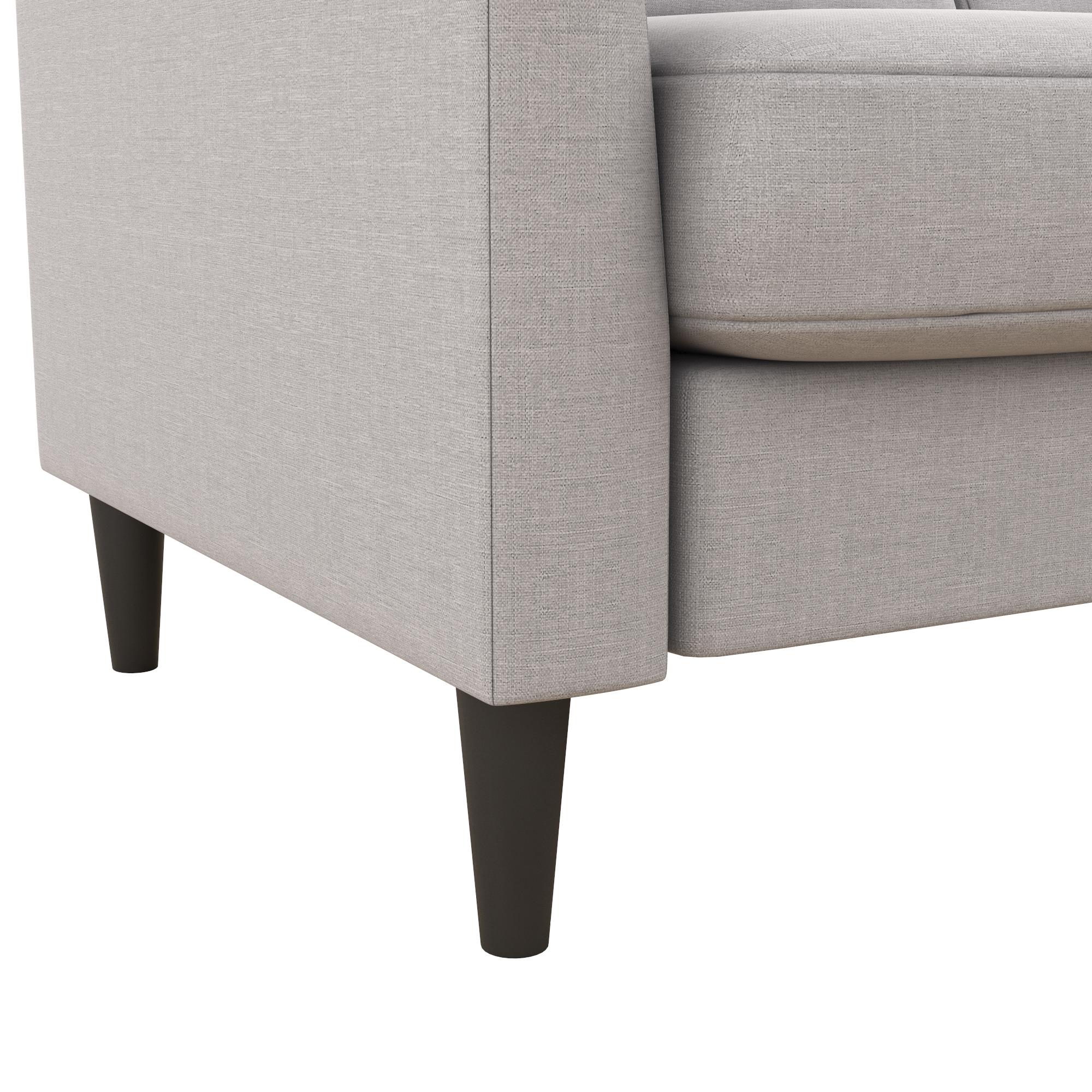 Mr. Kate Winston Reversible Sofa Sectional, Light Gray Linen Mr. Kate Winston Reversible Sofa Sectional, Light Gray Linen - Image 9