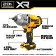 DEWALT Variable Speed Brushless 1/2-in Drive Cordless Impact Wrench (Battery Included)
