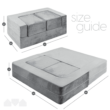 Milliard Kids Couch - Modular Kids Sofa for Toddler and Baby Milliard Kids Couch - Modular Kids Sofa for Toddler and Baby