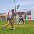 GoSports Regulation Lacrosse Net with Steel Frame - Only Truly Portable Lacrosse Goal for Kids and Adults, Backyard Setup and Takedown in Minutes