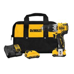 DEWALT XTREME 3/8-in 12-volt Max Variable Speed Brushless Cordless Hammer Drill (2-Batteries Included)