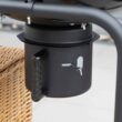 MadDog Vivo Charcoal BBQ Grill on Wheels 21" Barbecue Smoker W/ Table, Shelf