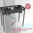 Kapas Outdoor & Indoor Portable Propane Stove, Double Burners