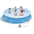 Bestway 12ft x 30in Fast Set Above Ground Swimming Pool w/ Filter Pump (2 Pack)