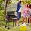 48" Steel Portable Backyard Charcoal BBQ Grill and Offset Smoker Combo Backyard 48" Steel Portable Backyard Charcoal BBQ Grill and Offset Smoker Combo Backyard