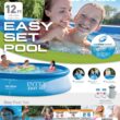 Intex 12' x 30" Easy Set Above Ground Swimming Pool & Filter Pump | 28131EH