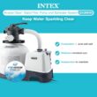 Intex 2,150 GPH 16" Krystal Clear Saltwater System and Sand Filter Pump