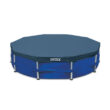 Intex 10'x30" Round Above Ground Swimming Pool & 10' Round Swimming Pool Cover