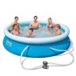 Bestway 10ft x 30in Fast Inflatable Above Ground Swimming Pool & Pump (2 Pack)