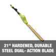 Sun Joe Electric Telescoping Pole Hedge Trimmer, Multi-Angle Head, 21-inch, 4-Amp