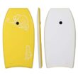 QHTT 41in 25kg Surfboard XPE Bodyboard with Leash for Kid Youth Water Sports Yellow