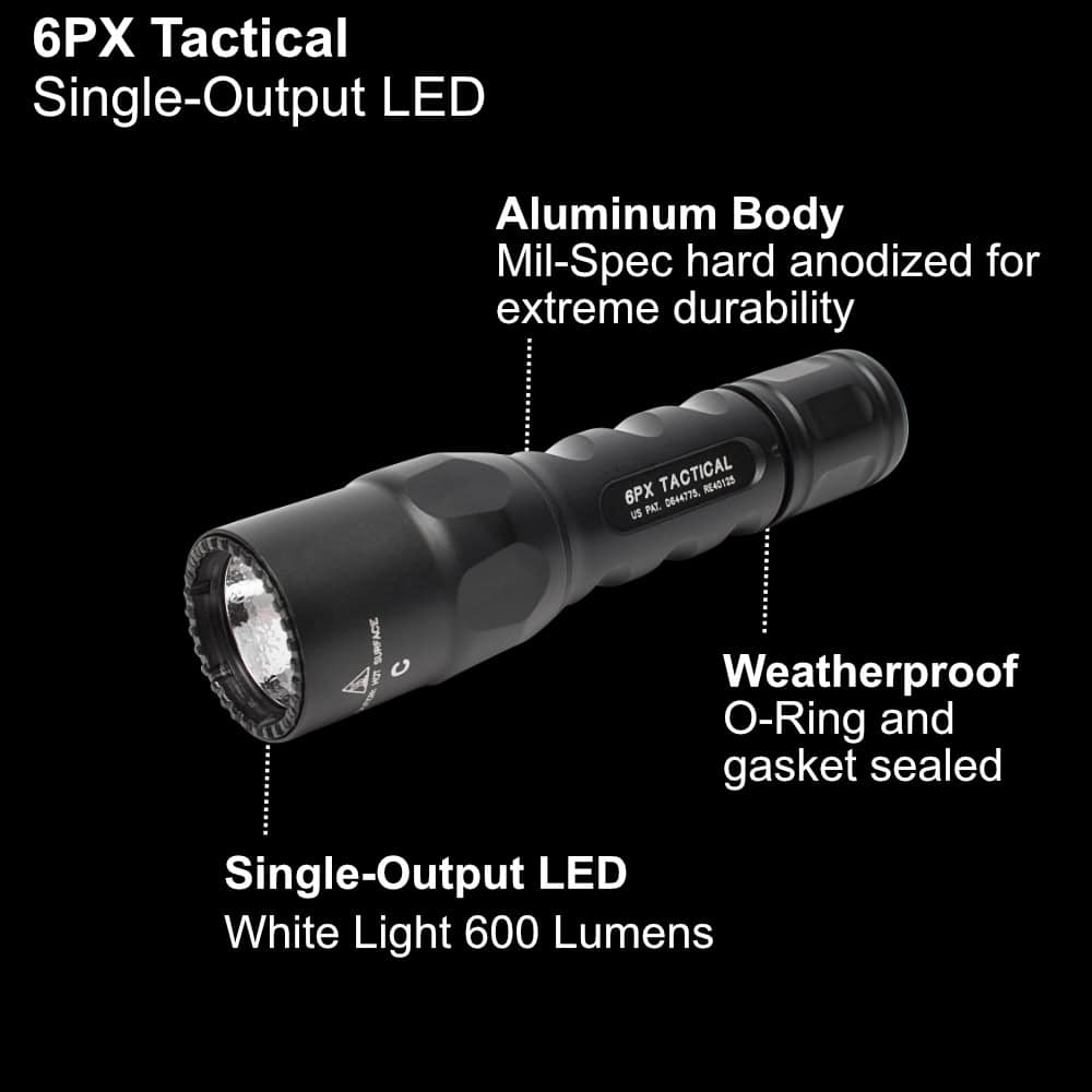 Supfire Flashlight Surefire 6PX Tactical LED Flashlight Head Part