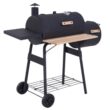 48" Steel Portable Backyard Charcoal BBQ Grill and Offset Smoker Combo Backyard 48" Steel Portable Backyard Charcoal BBQ Grill and Offset Smoker Combo Backyard