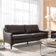Modway Corland Leather Sofa-EEI-6018-BRN