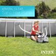 INTEX 3000 GPH Above Ground Swimming Pool Sand Filter Pump with Automatic Timer with 2 Pack of 1.5" Diameter 1500 GPH Pump Replacement 59" Hoses