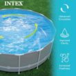 INTEX 3000 GPH Above Ground Swimming Pool Sand Filter Pump with Automatic Timer with 2 Pack of 1.5" Diameter 1500 GPH Pump Replacement 59" Hoses