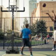 MaxKare Portable Basketball Hoop & Goal Basketball System Basketball Equipment Height Adjustable 7 Ft. 6 In. - 10 Ft. with 44 In. Indoor Outdoor