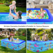 Betheaces Inflatable Pool 83 * 57 * 26 inch, 3-Story Large Children's Family Lounge Swimming Pool