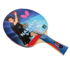Butterfly Nakama S8 Table Tennis Racket-All Wood Blade-Flextra 1.9 Rubbers