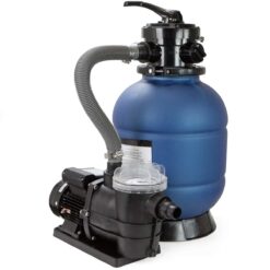 XtremepowerUS 12" Sand Filter Pump System Tank up to 10,000 Gallons Above-Ground Pool Gauge with 3/4HP Pool Pump