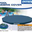 Intex 10ft x 10ft x 30in Pool w/ 10 Foot Round Pool Cover and Filter Cartridge