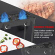 Kapas Outdoor & Indoor Portable Propane Stove, Double Burners