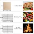 Outdoor Pizza Oven, Wood Fired Pizza Oven for Outside, Patio Pizza Maker with Pizza Stone