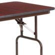 Flash Furniture 4-Foot Mahogany Melamine Laminate Folding Banquet Table Flash Furniture 4-Foot Mahogany Melamine Laminate Folding Banquet Table