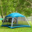 Outsunny 12' x 12' Screen House Room, 8 Person Camping Tent w/ Carry Bag and 4 Mesh Walls for Hiking, Backpacking, and Traveling, Easy Set Up Outsunny 12' x 12' Screen House Room, 8 Person Camping Tent w/ Carry Bag and 4 Mesh Walls for Hiking, Backpacking, and Traveling, Easy Set Up