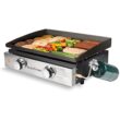 Blackstone 1666 Heavy Duty Flat Top Grill Station with Knobs & Ignition, 22 Inch, Black