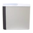 Slim Compact P20 Thermoelectric Iceless 12V Cooler Warmer, 17L / 18 qt Portable Travel Fridge, Grey and White, Made in North America