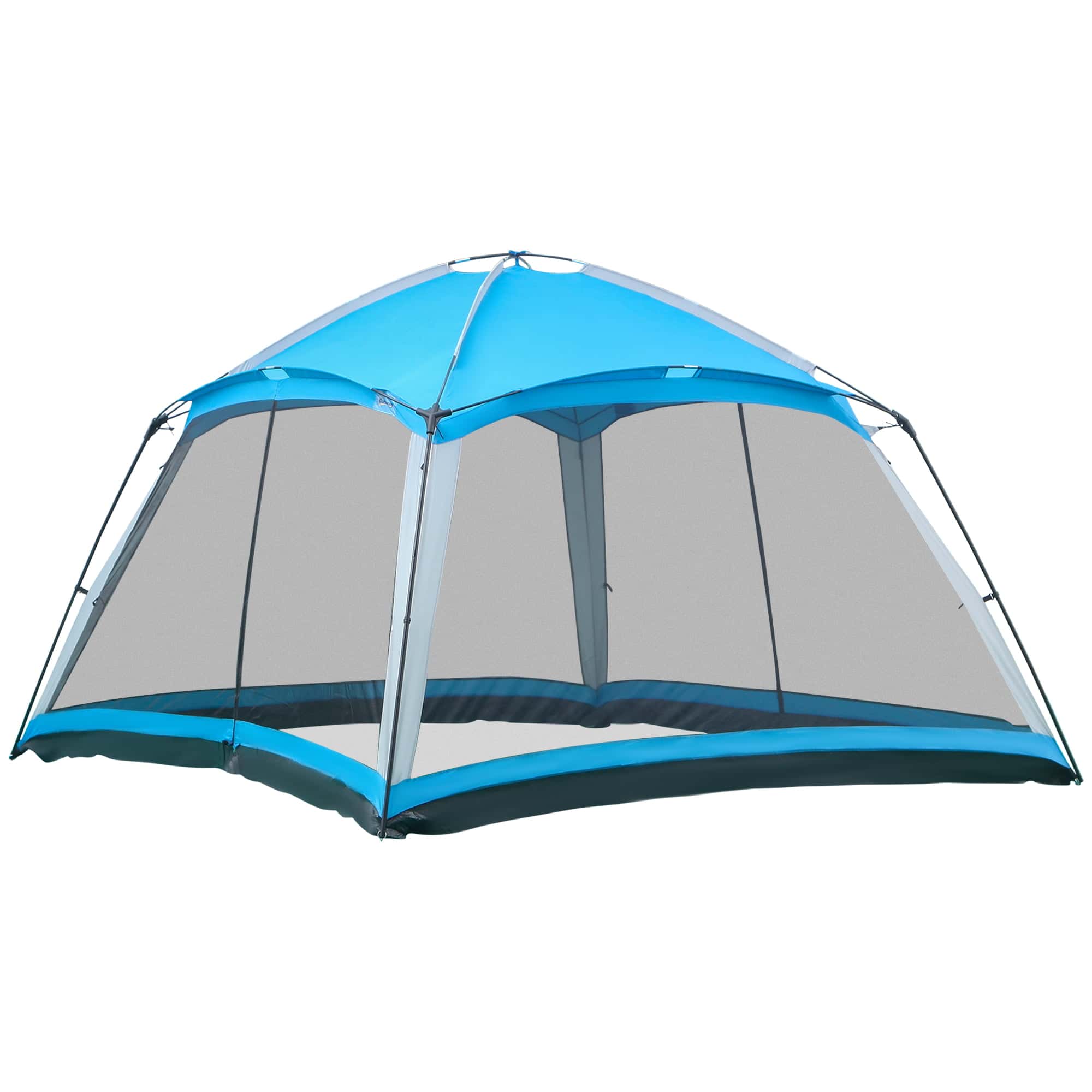 Outsunny 12' x 12' Screen House Room, 8 Person Camping Tent w/ Carry Bag and 4 Mesh Walls for Hiking, Backpacking, and Traveling, Easy Set Up Outsunny 12' x 12' Screen House Room, 8 Person Camping Tent w/ Carry Bag and 4 Mesh Walls for Hiking, Backpacking, and Traveling, Easy Set Up