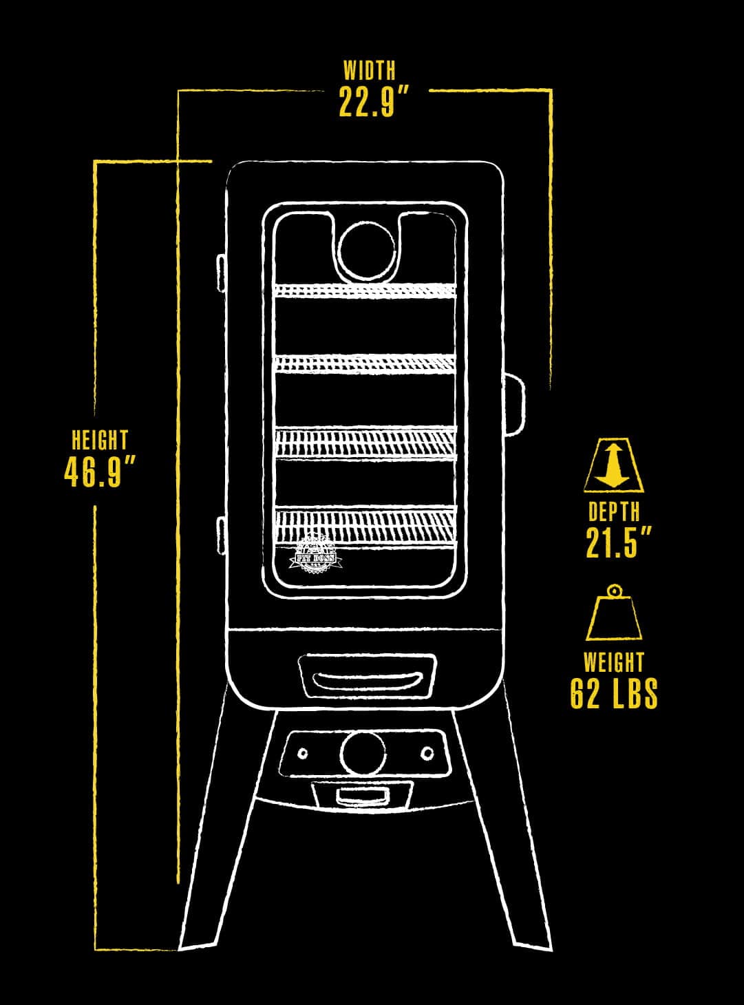 Pit Boss Electric Vertical Food Smoker Pit Boss Electric Vertical Food Smoker - Image 4
