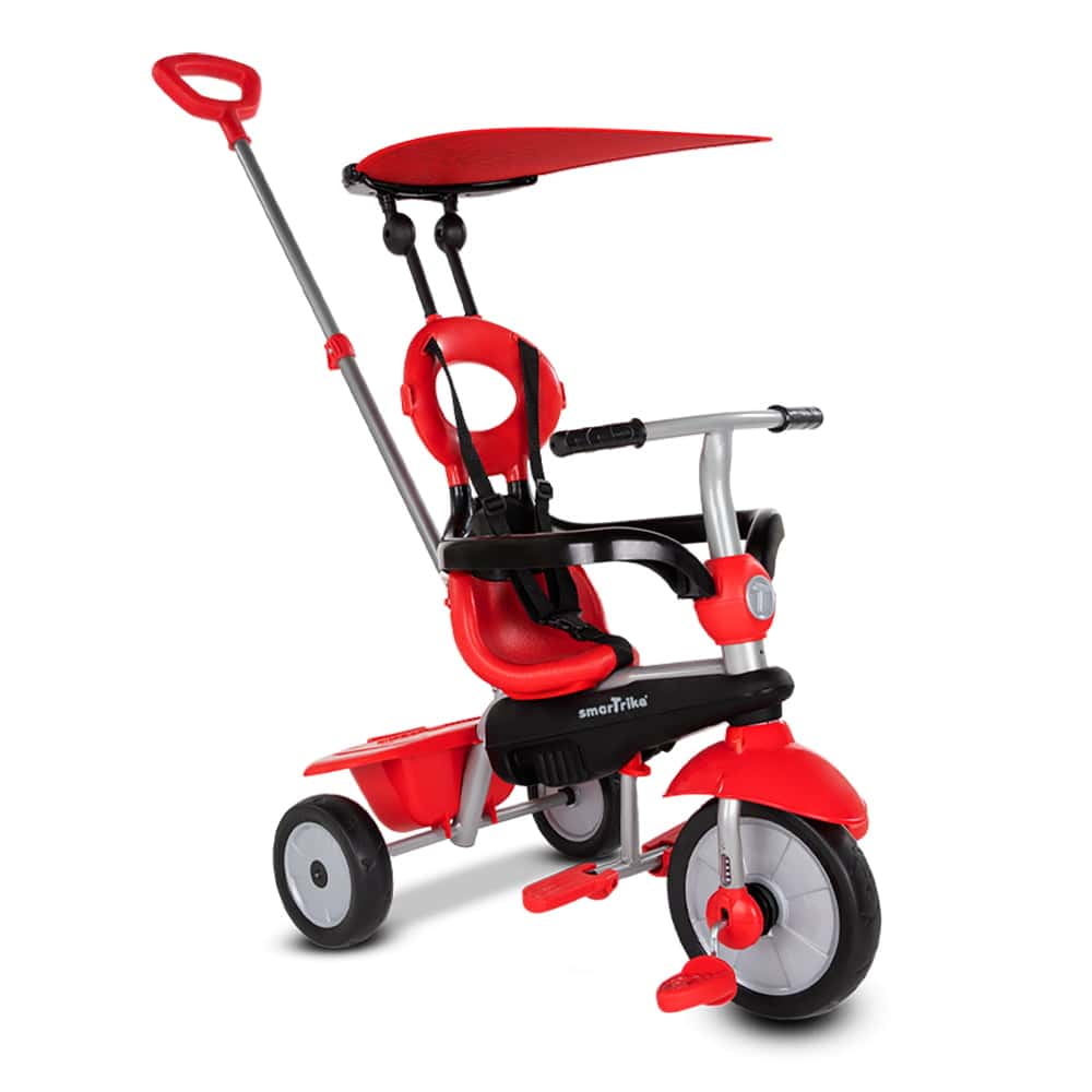 smarTrike Zoom 4 in 1 Baby Toddler Trike Tricycle Toy for 15 to 36 Months, Red smarTrike Zoom 4 in 1 Baby Toddler Trike Tricycle Toy for 15 to 36 Months, Red