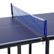 Soozier 6' x 3' Foldable Ping Pong Table Set with 2 Table Halves for Party Use, Space-Saving Mid-Size Table Tennis for Small Living Spaces, Basement Games, Sports Gifts