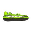 Airhead Mach 3 Three-Person Towable Boat Tube Float, Heavy-Duty Nylon, Green