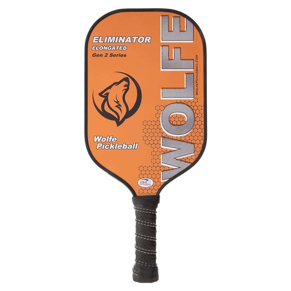 Wolfe Sports Eliminator Pickleball Paddle Orange Elongated ( ) Wolfe Sports Eliminator Pickleball Paddle Orange Elongated ( )