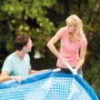 Intex 9.8' x 29.5" Rectangular Frame Above Ground Outdoor Backyard Swimming Pool