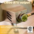Sophia & William Portable 13" Gas Pizza Oven with Set of Pizza Baking Tools for Outdoor Camping