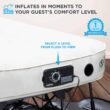 Ivation EZ-Bed 22.5" Self Inflating Air Mattress with Built-in Pump, King Ivation EZ-Bed 22.5" Self Inflating Air Mattress with Built-in Pump, King