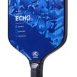 Wilson Echo Camo Pickleball Paddle, Fiberglass Composite Classic Shape - Blue