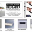 Koolatron P85 Iceless Electric Cooler Warmer 49L / 52 qt Portable Ice Chest Grey White