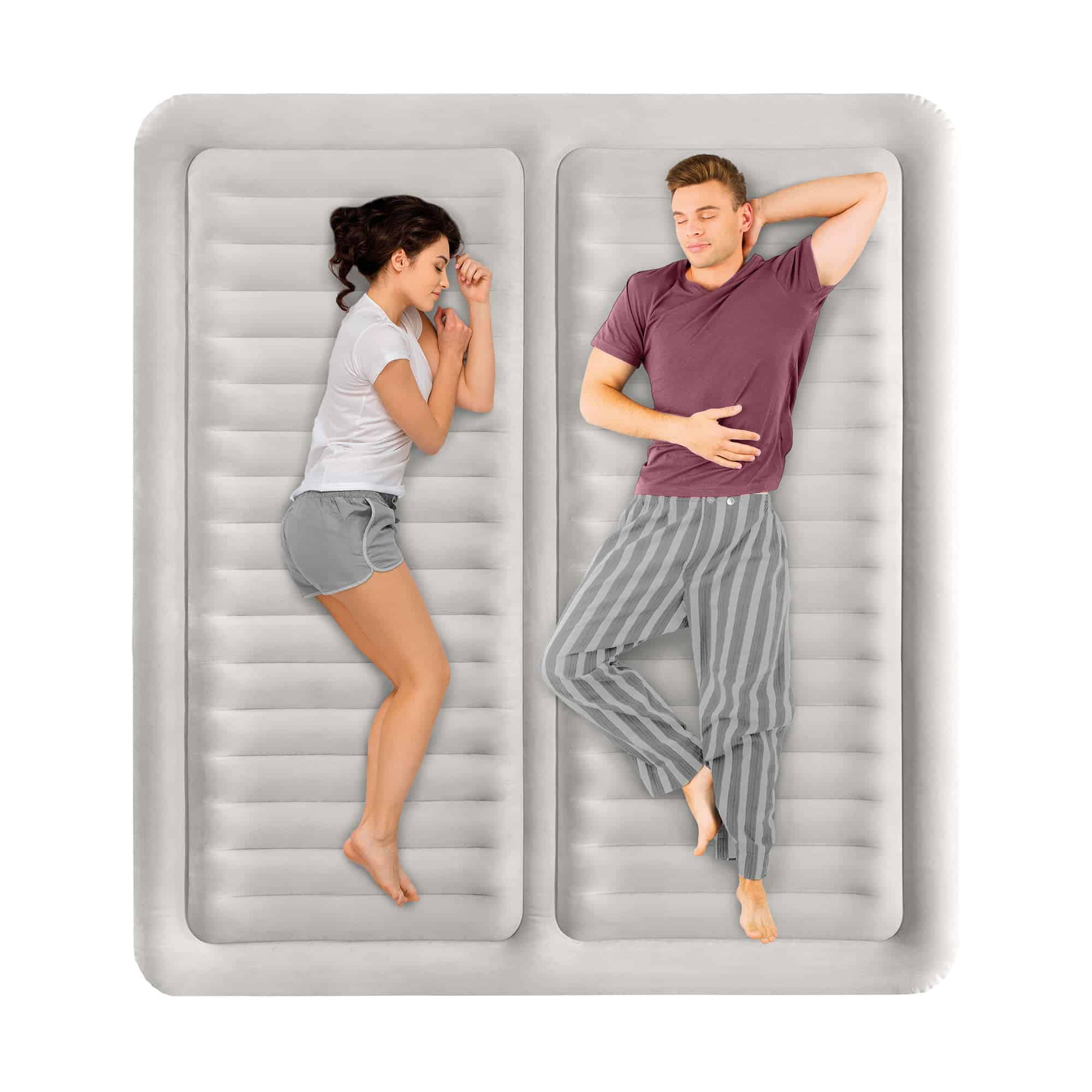 Intex 64953E Deluxe Dual Zone 22" King Air Mattress with Built In Air Pump Intex 64953E Deluxe Dual Zone 22" King Air Mattress with Built In Air Pump - Image 8