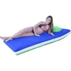 Main Access 305600 6 x 3 ft. Sky & Lime Aqua Duo Floating Mattress