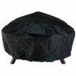 George Oliver Jahidul Crossweave 36" Round Wood-Burning Steel Outdoor Fire Pit with Screen George Oliver Jahidul Crossweave 36" Round Wood-Burning Steel Outdoor Fire Pit with Screen