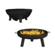 Janke 13.5'' H x 27.55'' W Steel Wood Burning Outdoor Fire Pit