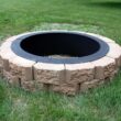 Arlmont & Co. Hickman Heavy-Duty Round Steel Fire Pit Ring Insert