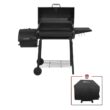 Royal Gourmet 30" Barrel Charcoal Grill with Smoker, Side Table and Cover Royal Gourmet 30" Barrel Charcoal Grill with Smoker, Side Table and Cover