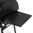 Royal Gourmet 30" Barrel Charcoal Grill with Smoker, Side Table and Cover Royal Gourmet 30" Barrel Charcoal Grill with Smoker, Side Table and Cover