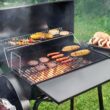 Royal Gourmet 30" Barrel Charcoal Grill with Smoker, Side Table and Cover Royal Gourmet 30" Barrel Charcoal Grill with Smoker, Side Table and Cover